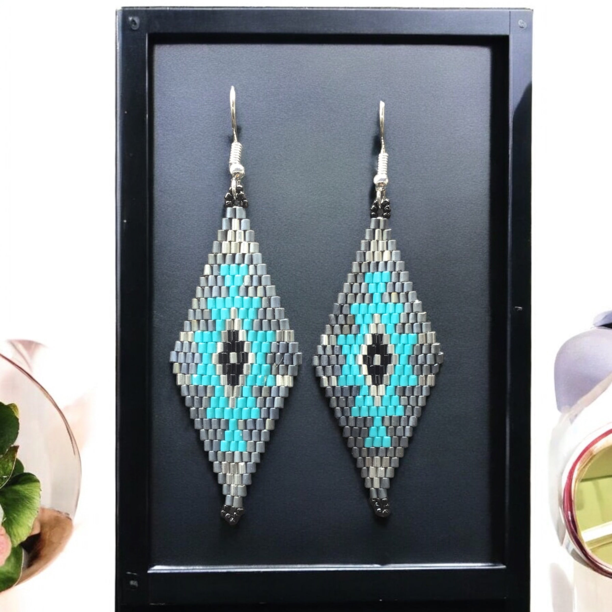 Miyuki Glass Beaded Earrings