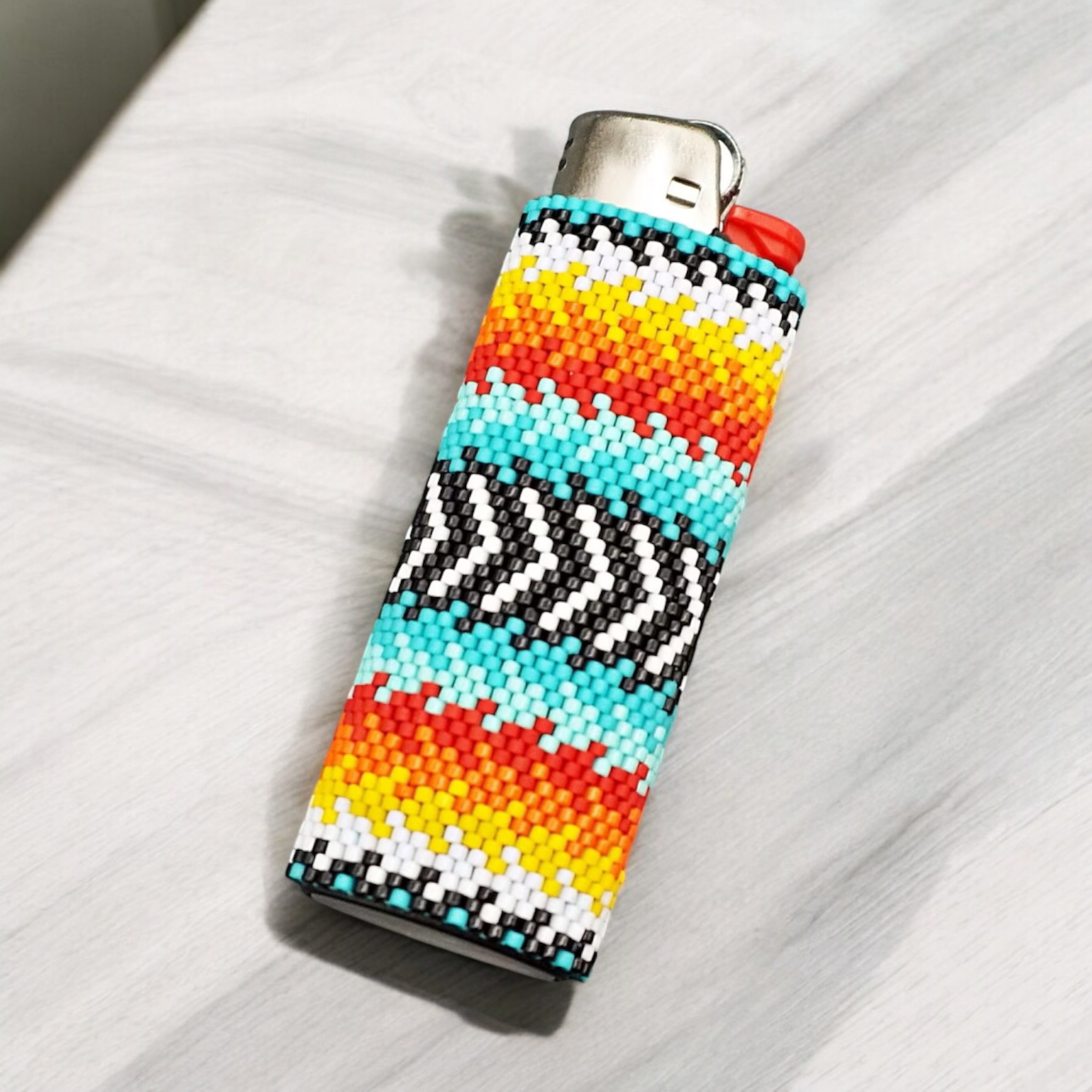 Beaded Lighter Case