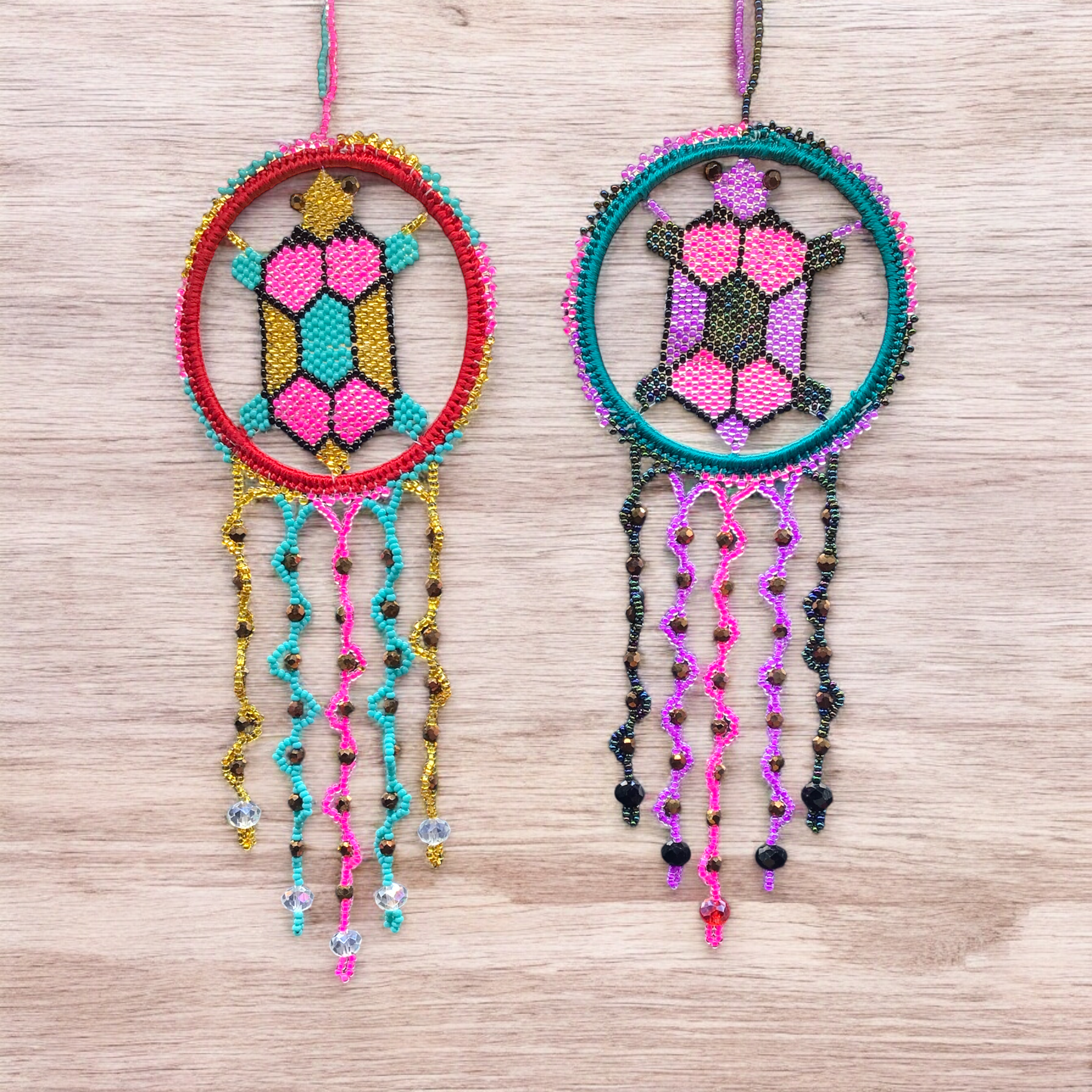 Beaded Turtle Ornament