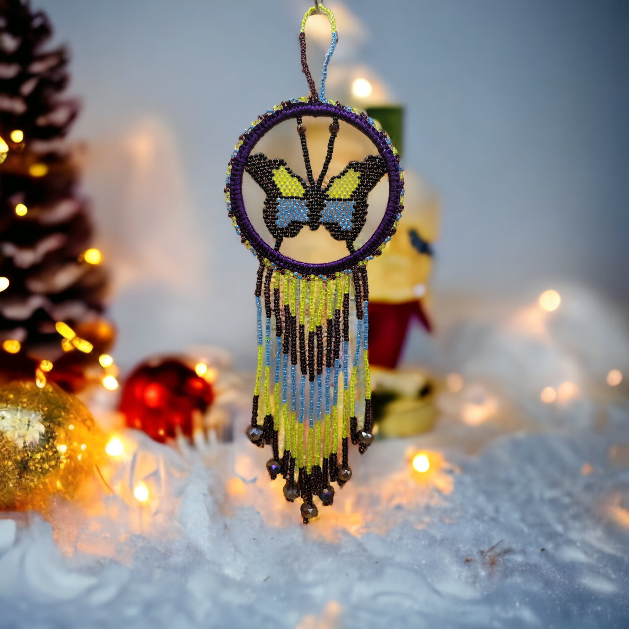 Butterfly Beaded Dreamcatchers