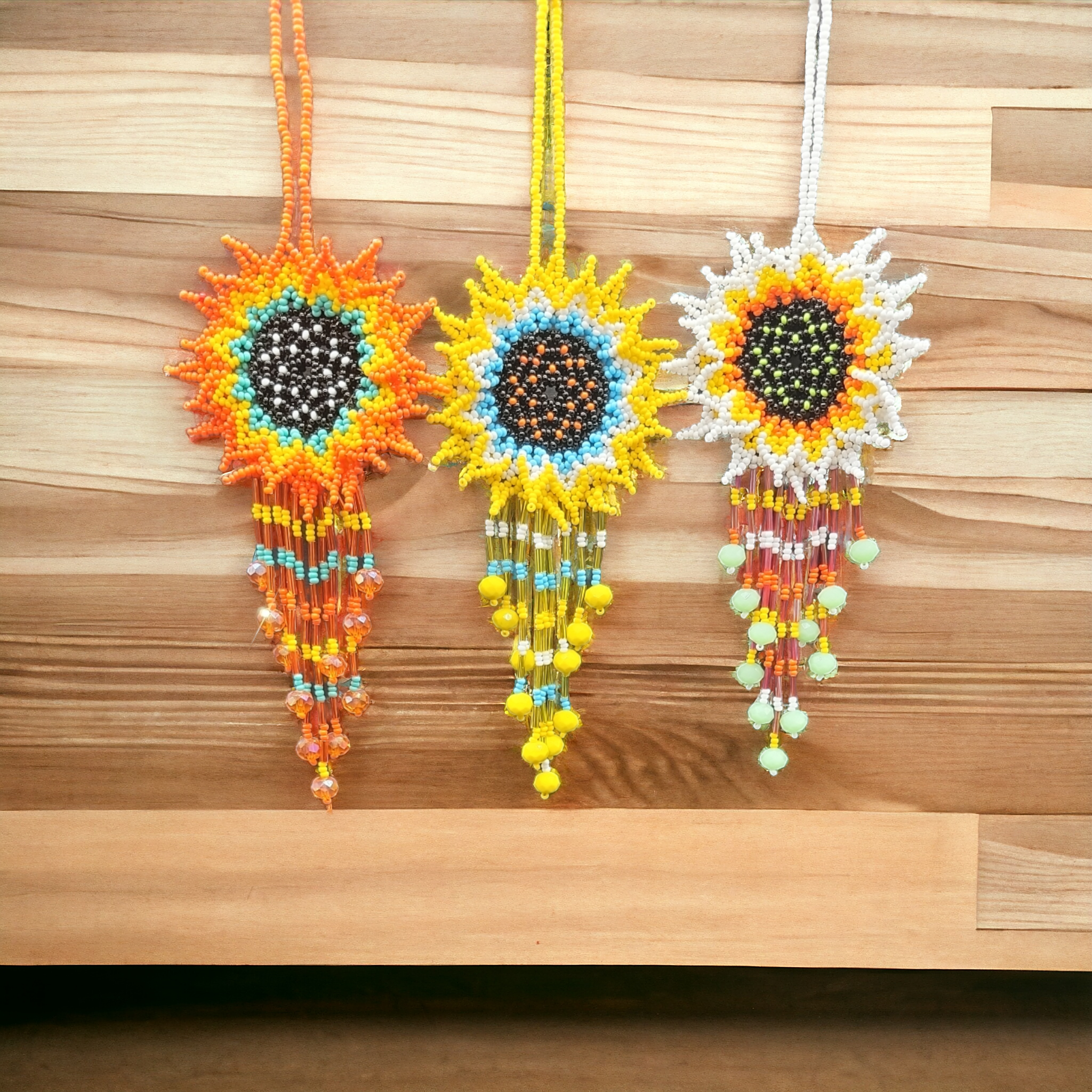 Beaded Sunflower