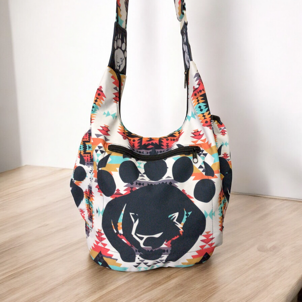 White Bear Paw Crossbody Bag