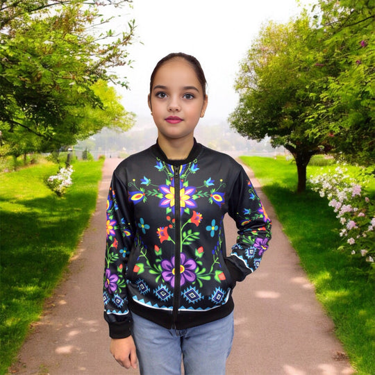 Night Orchid Kids Bomber