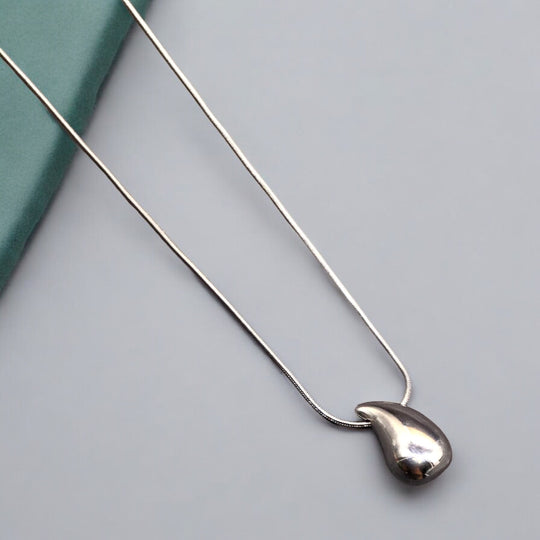 Drop Stainless Steel Necklace Pendants With Long Chain