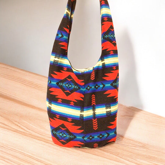 OLDTRIBES™ Red and Blue Crossbody Bag