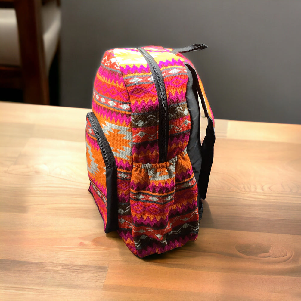 Native Style Pink Backpack