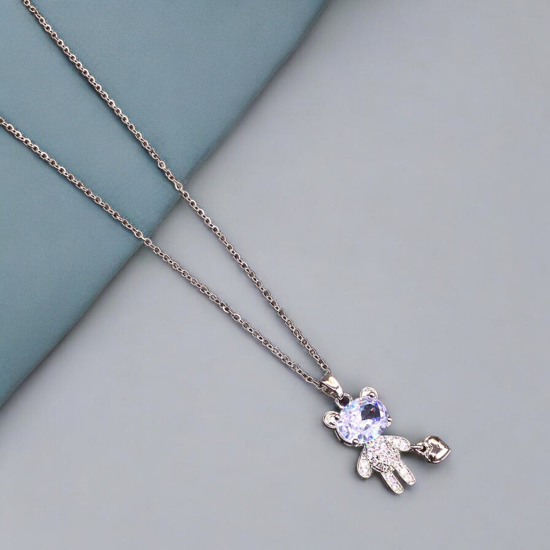 Astronaut Stainless Steel Necklace Pendants With Long Chain