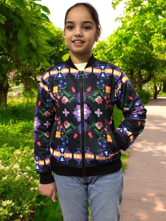 Twilight Blossom Kids Bomber