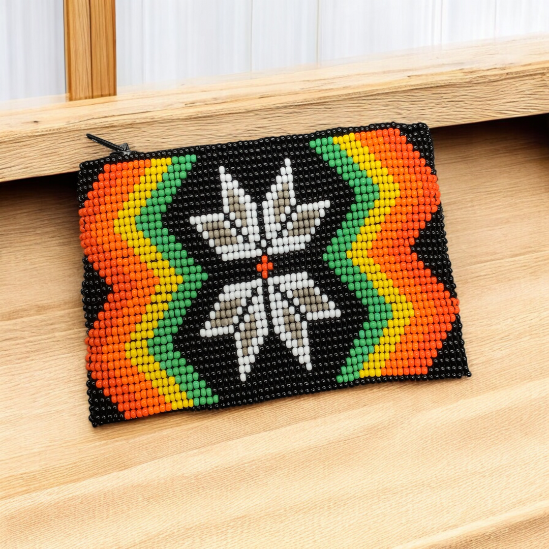 OLDTRIBES™ Half Star Beaded coin purse