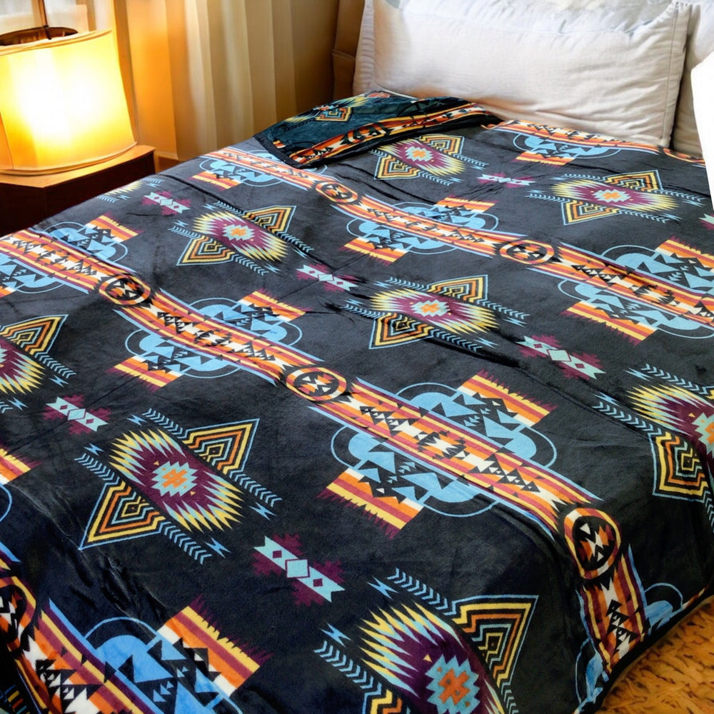 OLDTRIBES™ Regal Heritage Reversible Blanket