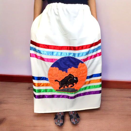 OLDTRIBES™ Majestic Buffalo Ribbon Skirt