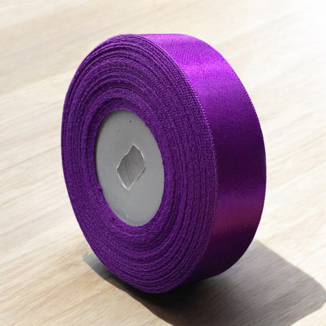 30 Meter Double Face Purple Ribbon Roll