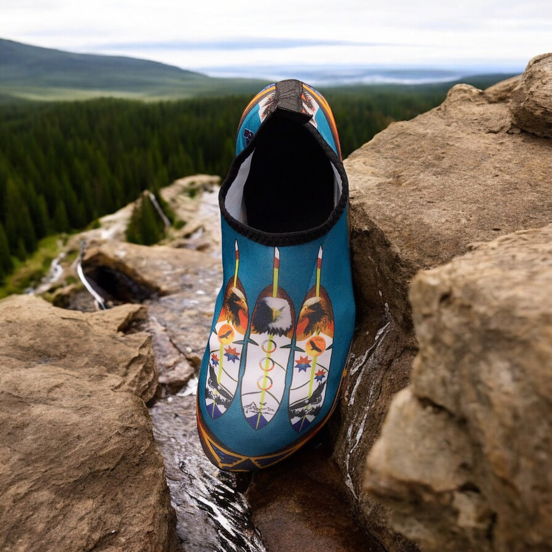 OLDTRIBES™ EAGLE Flight Aqua Shoes