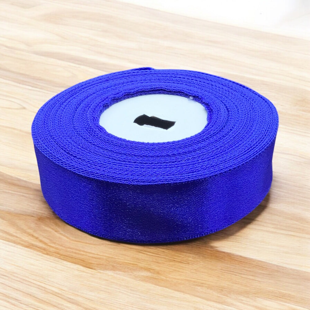 30 Meter Double Face Blue Ribbon Roll