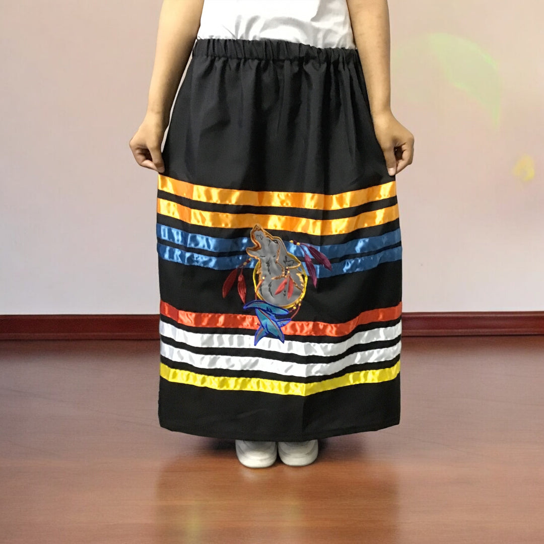 OLDTRIBES™ Lunar Wolf Ribbon Skirt