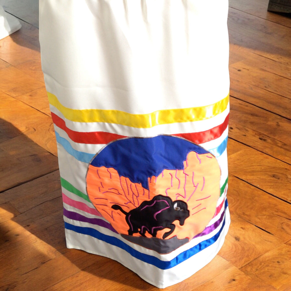 OLDTRIBES™ Youth Buffalo Ribbon Skirt