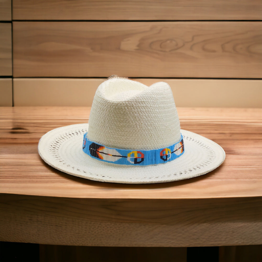 OLDTRIBES™ Beaded Blue Hatbands