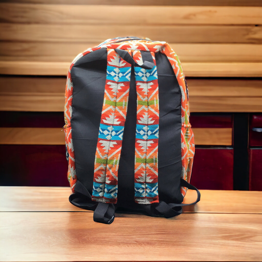 Native Style Neon Orange Backpack