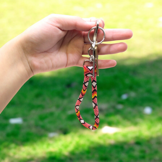 Peach Native American Style Wrist Lanyard