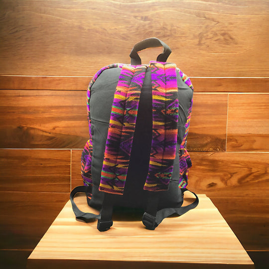 Native Style Pink and Purple Backpack