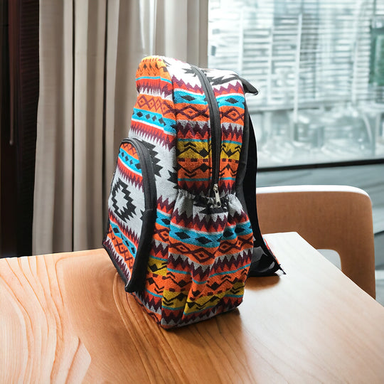 Native Style Orange Backpack