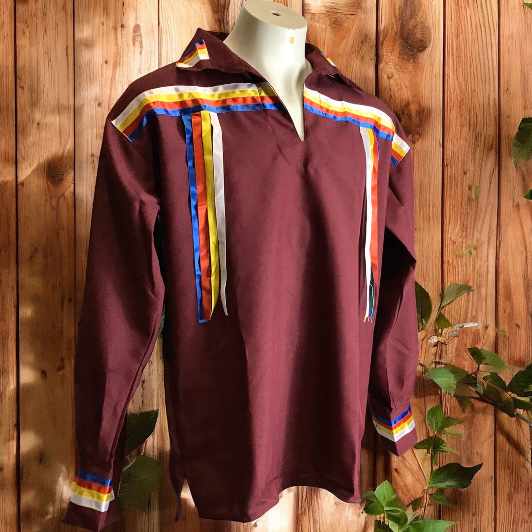 Maroon Ribbon Shirt