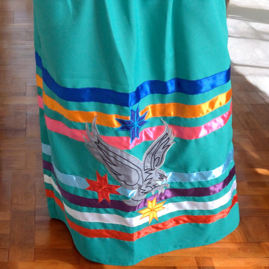 OLDTRIBES™ Youth Eagle Ribbon Skirt