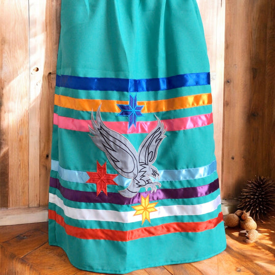 OLDTRIBES™ Youth Eagle Ribbon Skirt