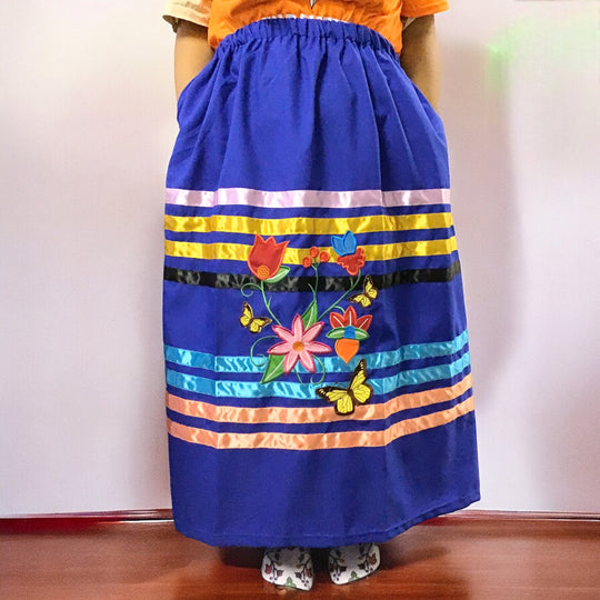 OLDTRIBES™ Bloom & Flight Ribbon Skirt