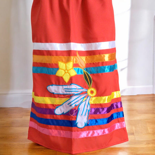 OLDTRIBES™ Youth Feather Ribbon Skirt