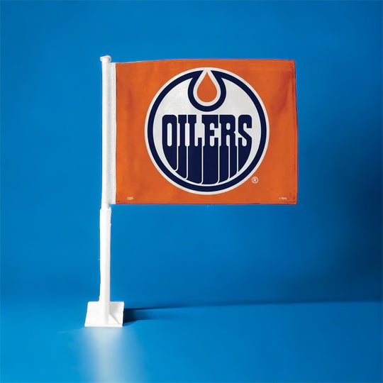 Orange Oilers Car Flag