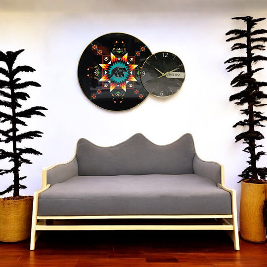 Bear Native Wall Clock