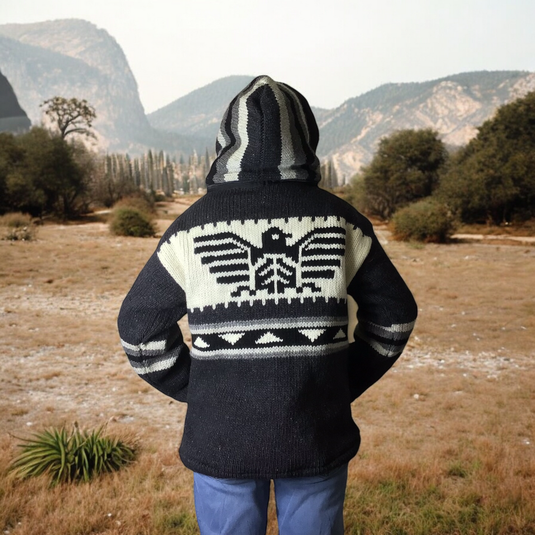 OLDTRIBES™ Celestial Eagle Wool Jacket