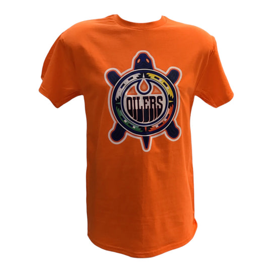 Turtle orange Oilers T-shirt (Adult)