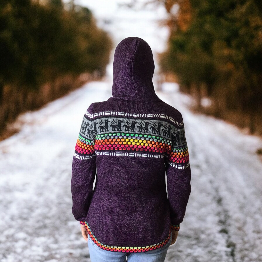 Colorful Alpaca Sweater (3)