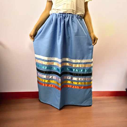 OLDTRIBES™ Simple Grace Ribbon Skirt