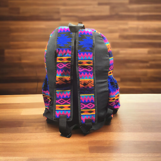 Native Style Blue Backpack