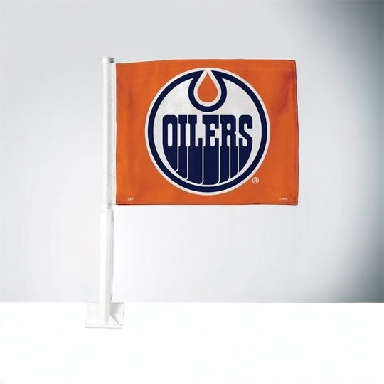 Orange Oilers Car Flag