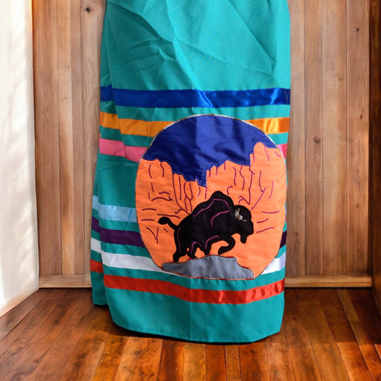 OLDTRIBES™ Youth Buffalo Ribbon Skirt