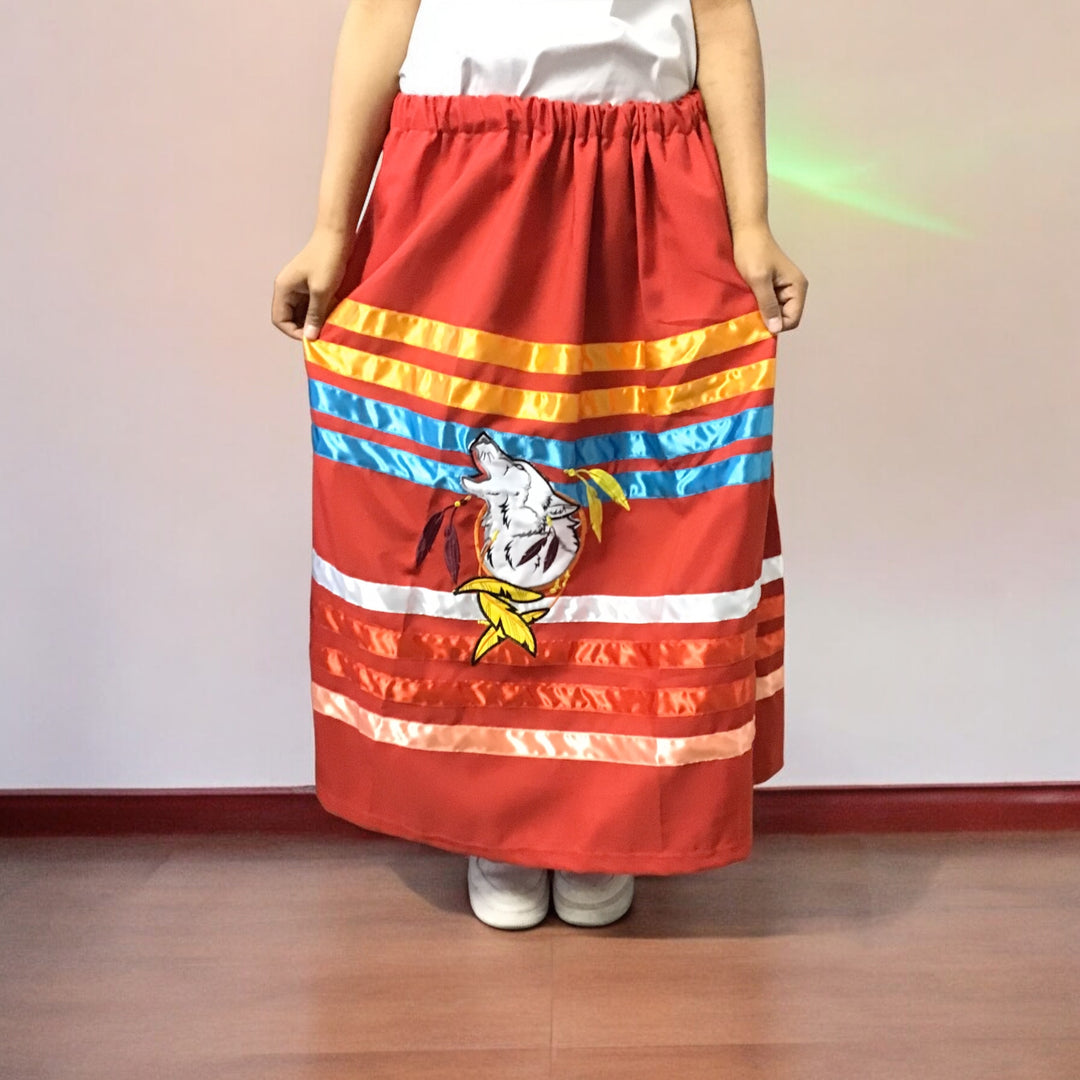 OLDTRIBES™ Lunar Wolf Ribbon Skirt