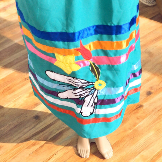 OLDTRIBES™ Youth Feather Ribbon Skirt