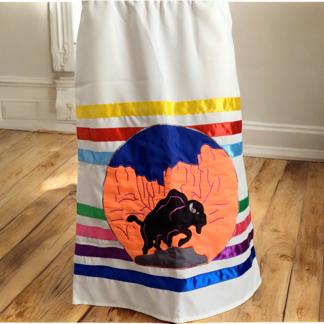 OLDTRIBES™ Youth Buffalo Ribbon Skirt