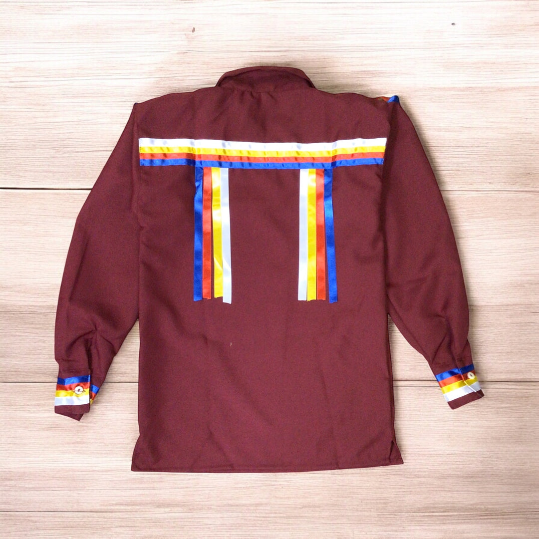 Maroon Ribbon Shirt