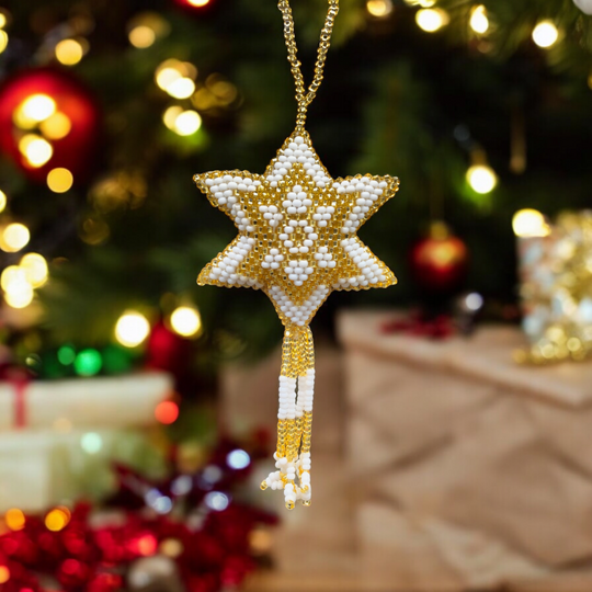 Handmade Beaded Radiant Dawn Star