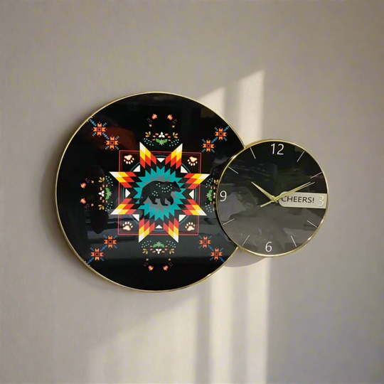 Bear Native Wall Clock