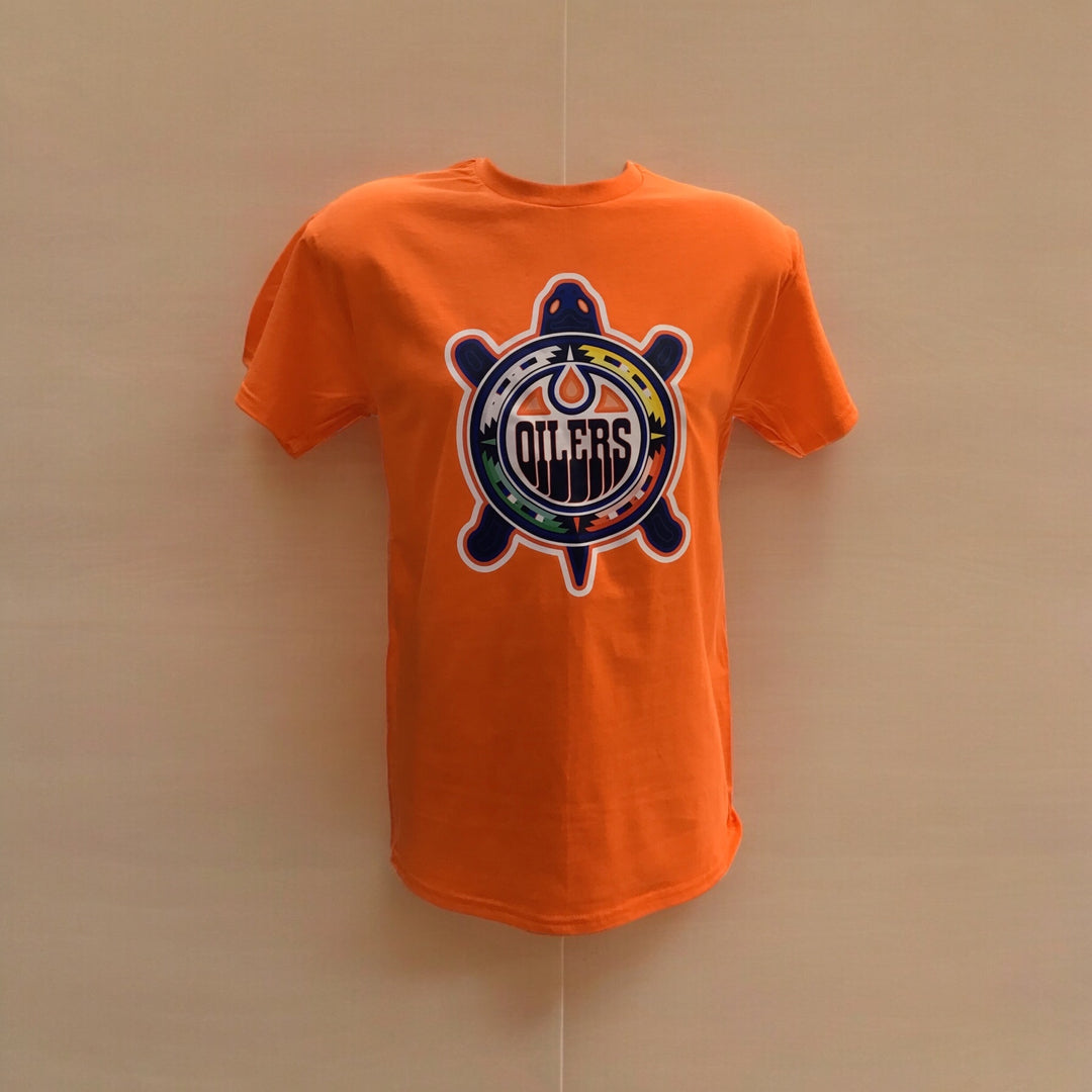 Turtle orange Oilers T-shirt (Adult)