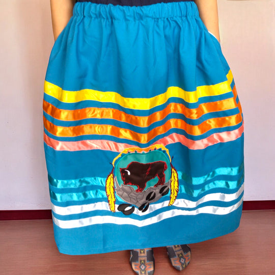 OLDTRIBES™ Feathered Plains Ribbon Skirt