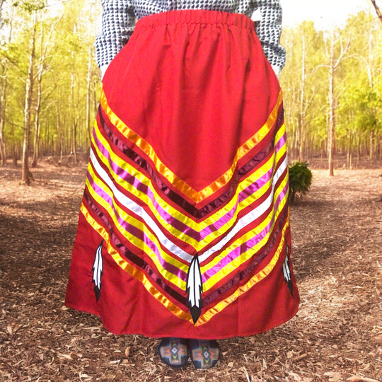 OLDTRIBES™ Dancing Feathers Ribbon Skirt