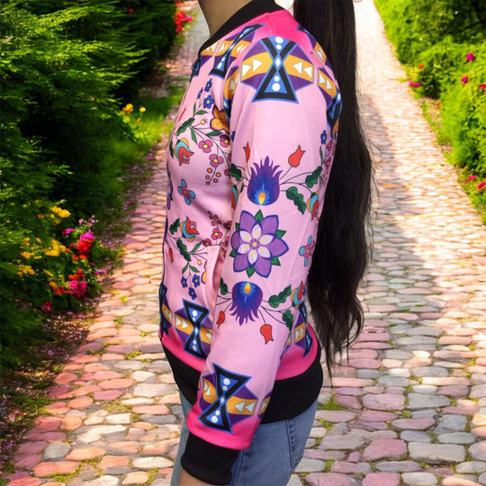 Blush Meadow Kids Bomber