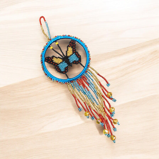 Blue and Golden Butterfly Dream Catchers